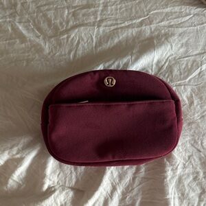 Lululemon Athletica Deep Burgundy Cosmetic Bag